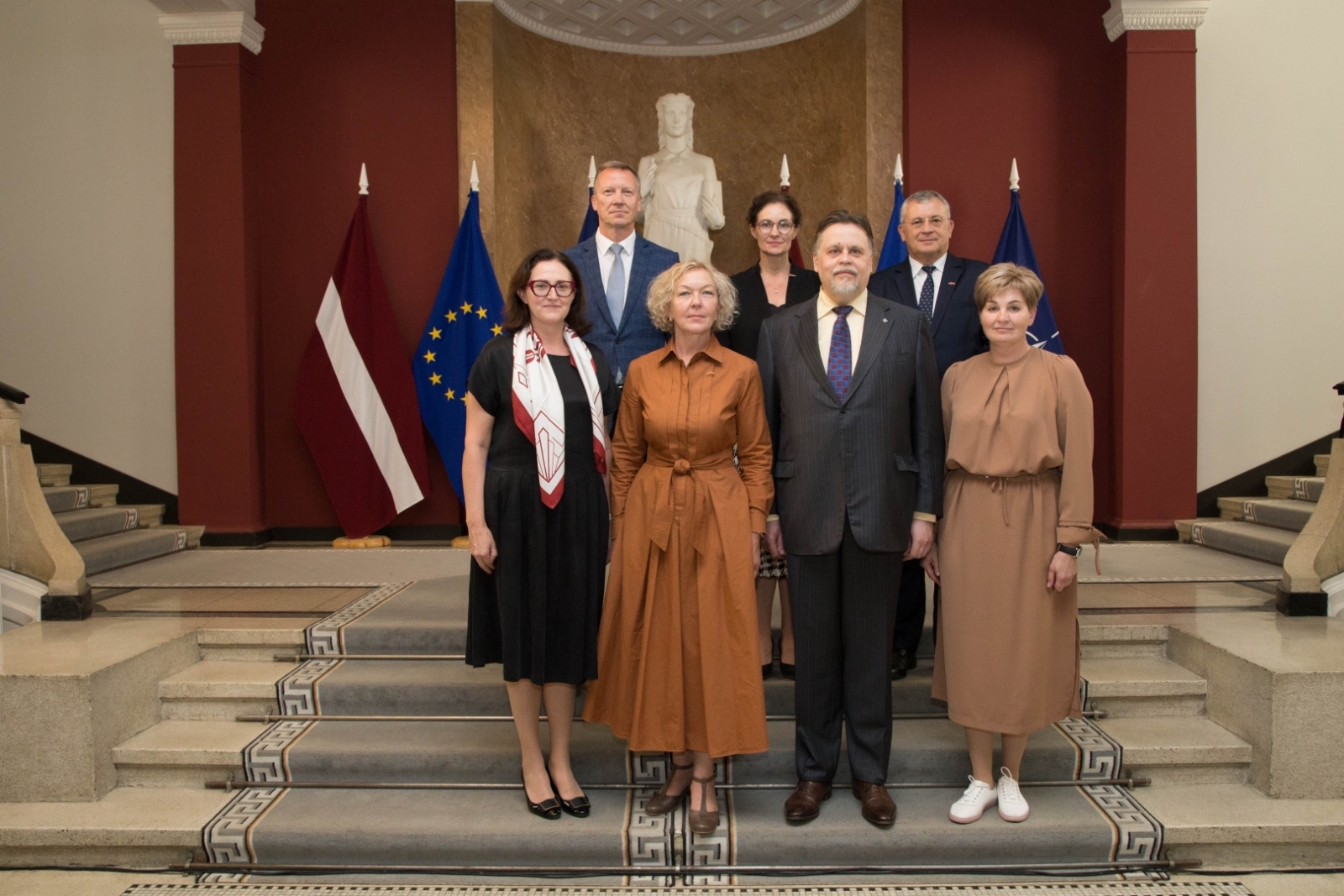 Latvijas un Tieslietu padomju pārstāvju tikšanās